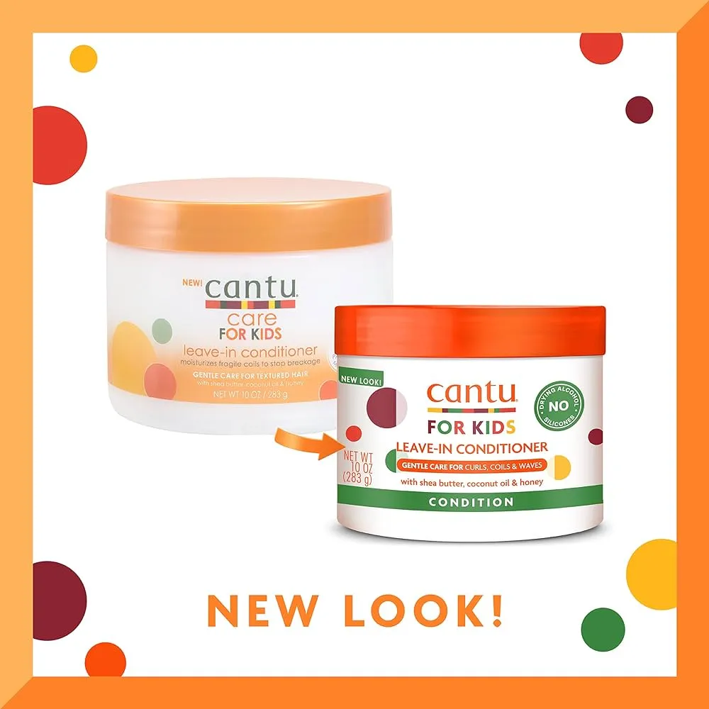 CANTU Care for Kids Leave-In Conditioner | No Sulphate, Silicone, Parabens 283g