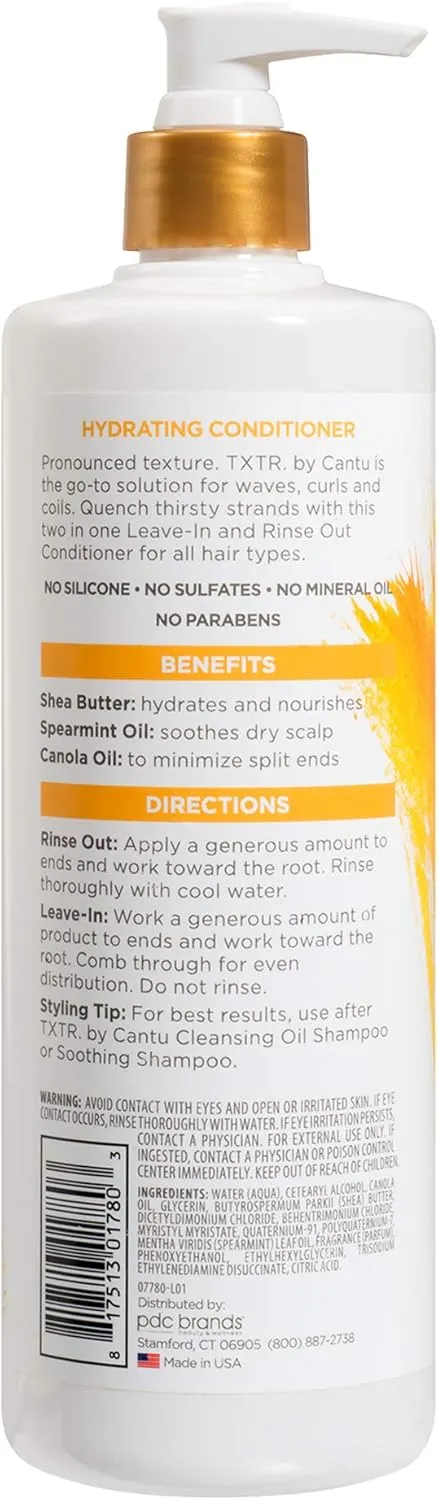 Cantu TXTR By Treat Hydrating Conditioner 473ml