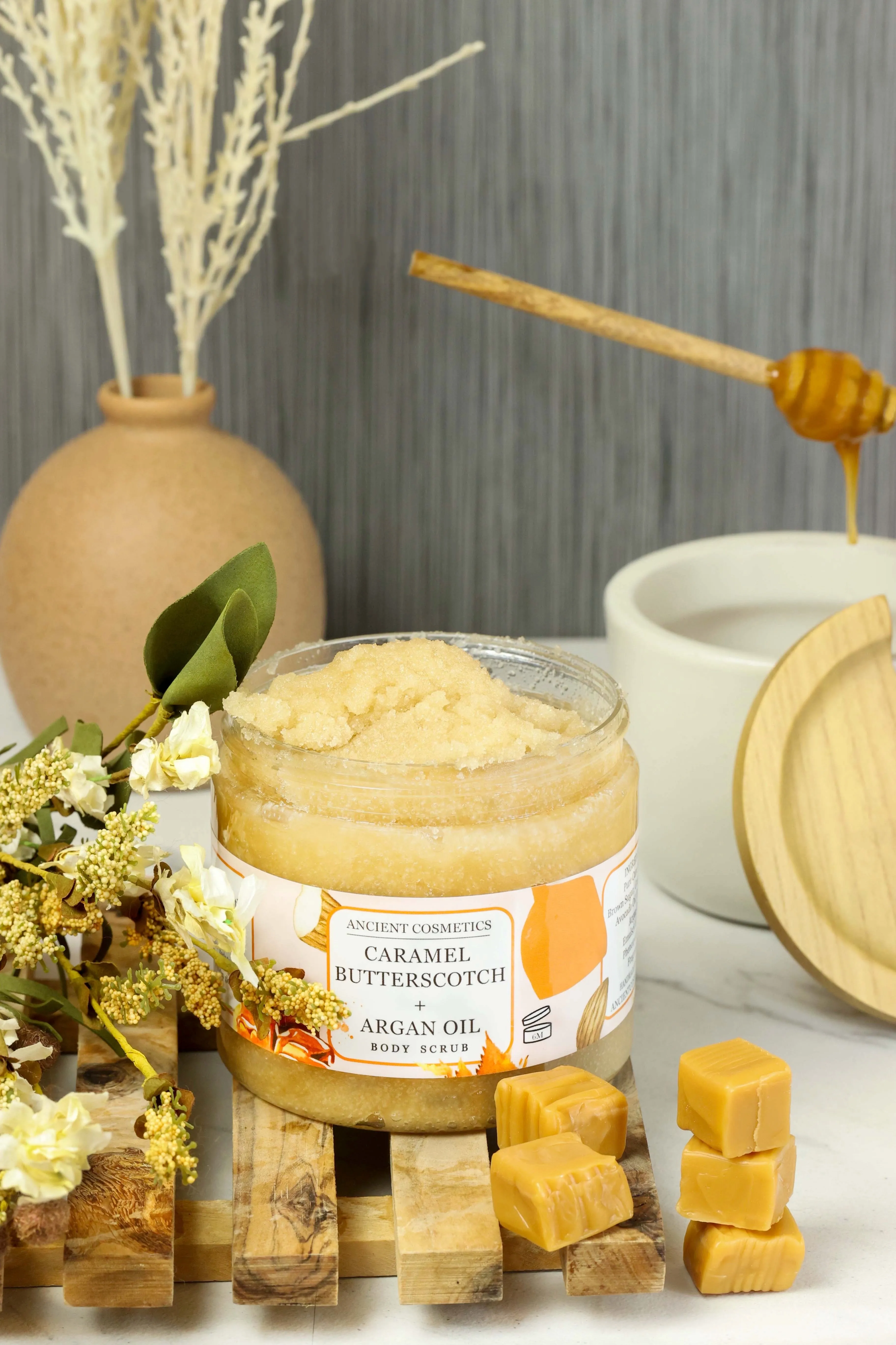 Caramel Butterscotch   Argan Oil Body Scrub