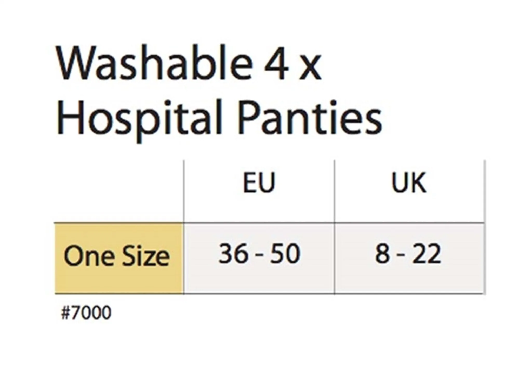 Carriwell Hospital Panties White 4 pcs