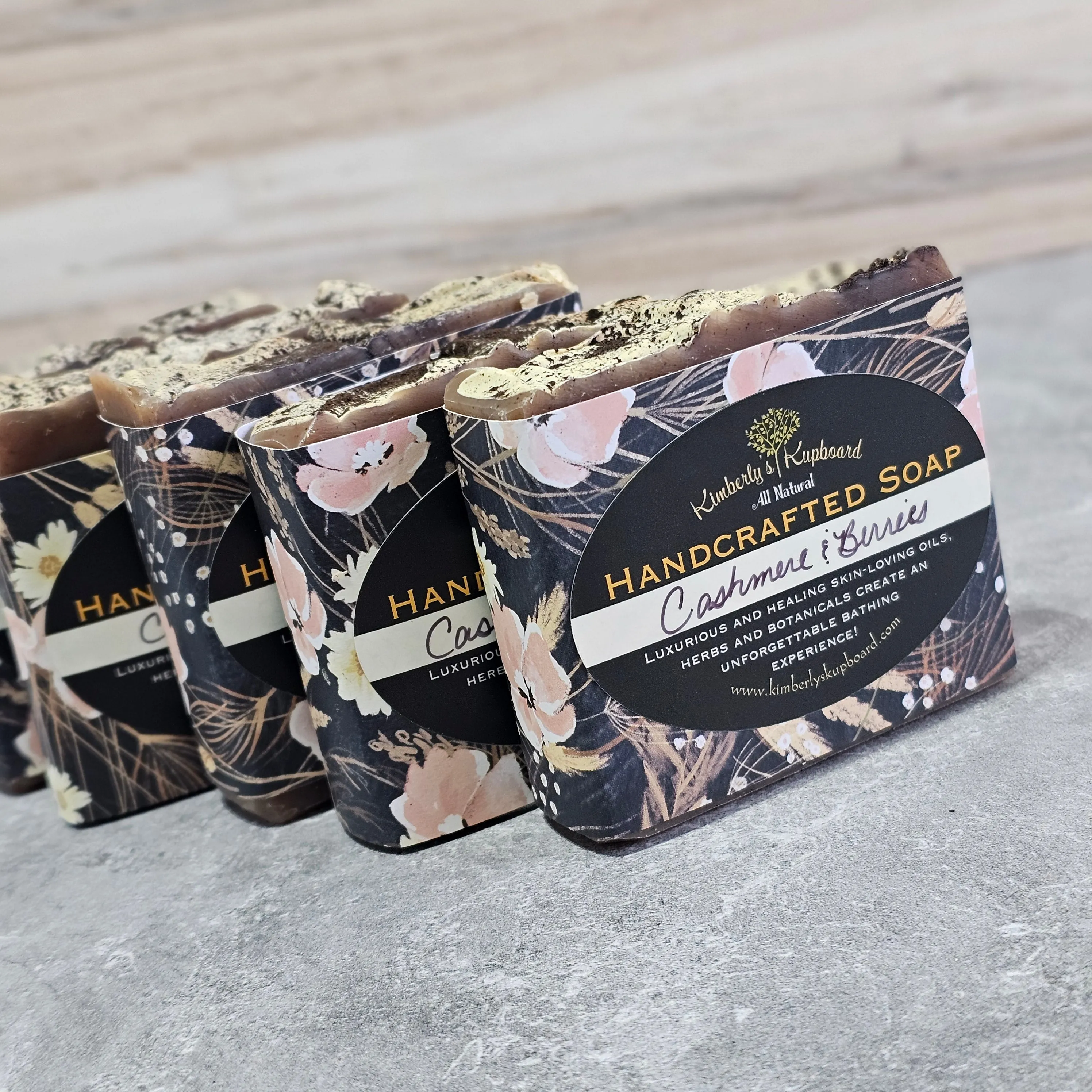 Cashmere & Berries cold process tallow soap