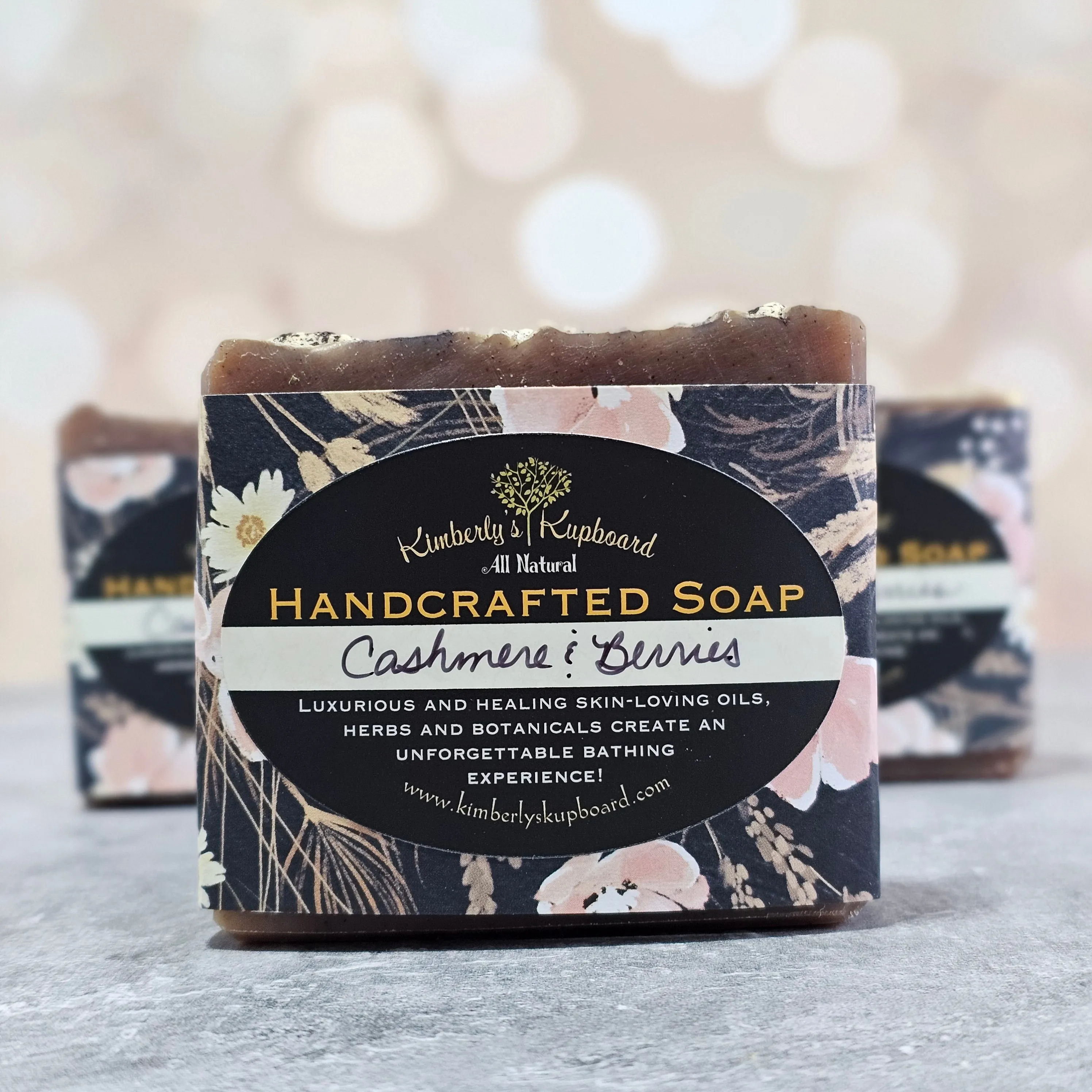Cashmere & Berries cold process tallow soap