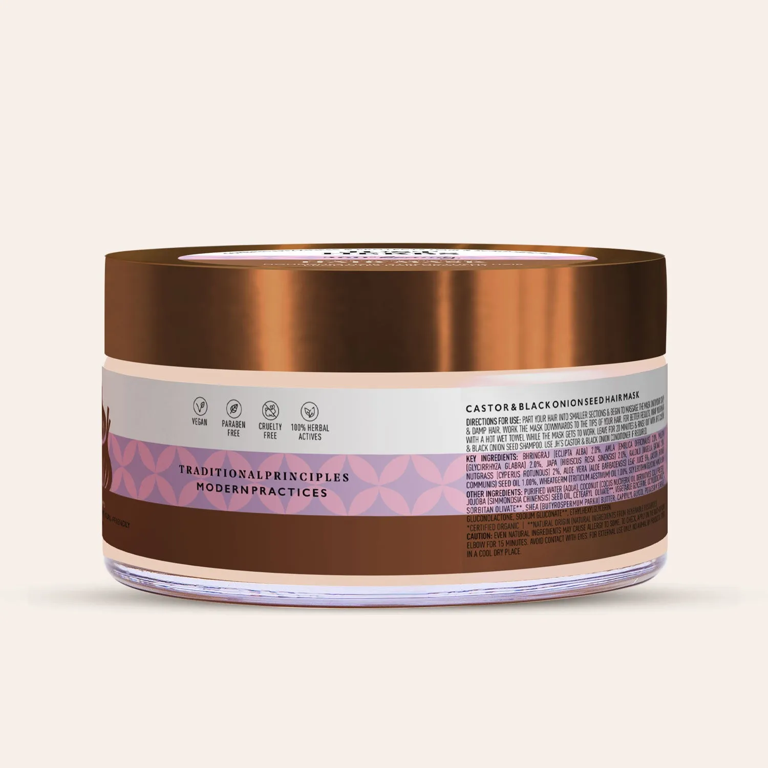 Castor & Black Onion Seed Hair Mask - Just Herbs