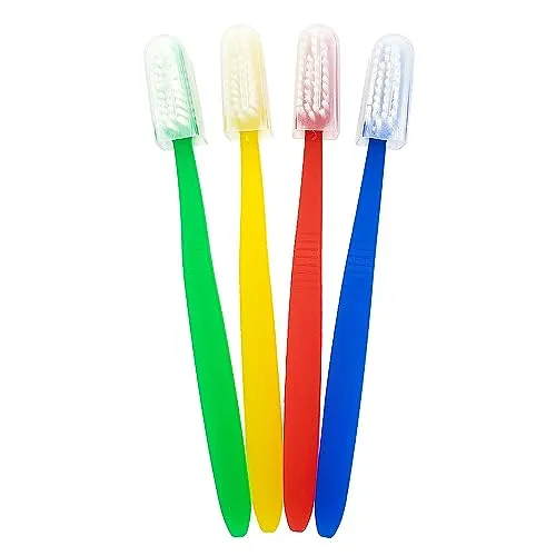 Cavity Protection Crest Toothpaste .85 Ounce with Toothbrush Bulk Pack for Travel and Hotel Guest Amenities (12 Pack)