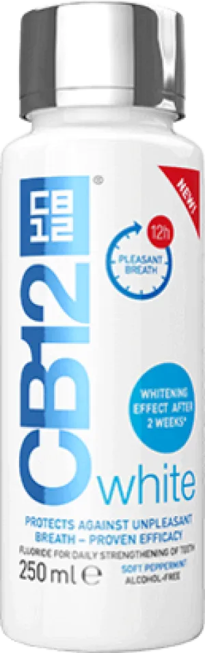 CB12 Mouthwash White