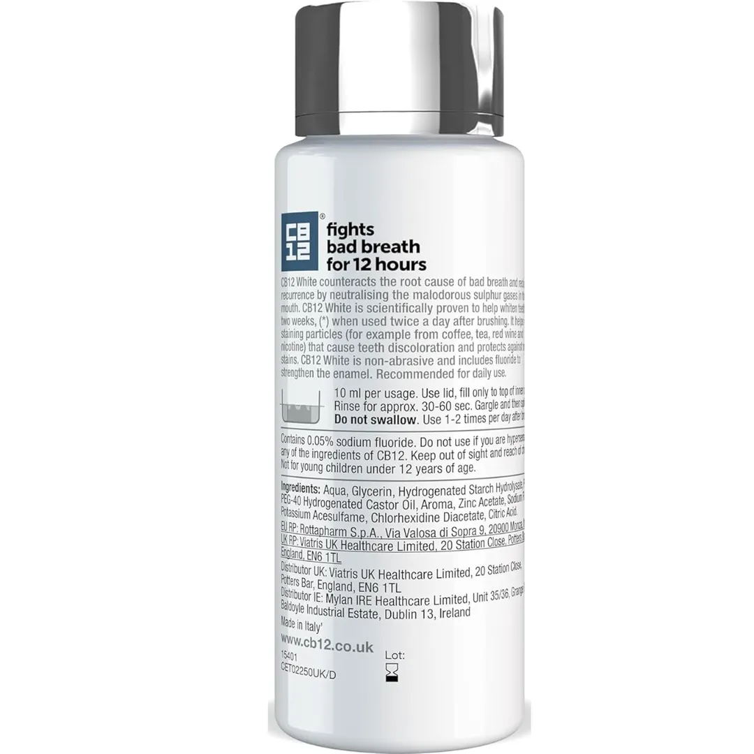 CB12 Whitening Mouthwash 250ml (T)
