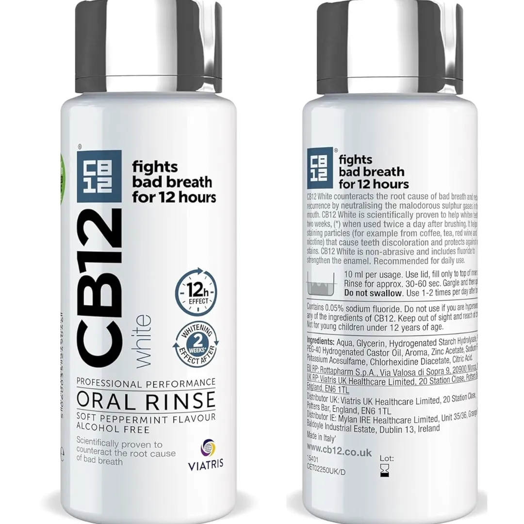 CB12 Whitening Mouthwash 250ml (T)