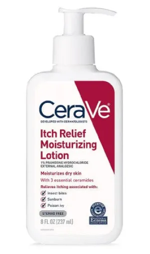 Cerave Itch Relief Moisturizing Lotion With Pramoxine Hydrochloride 8.0oz  New