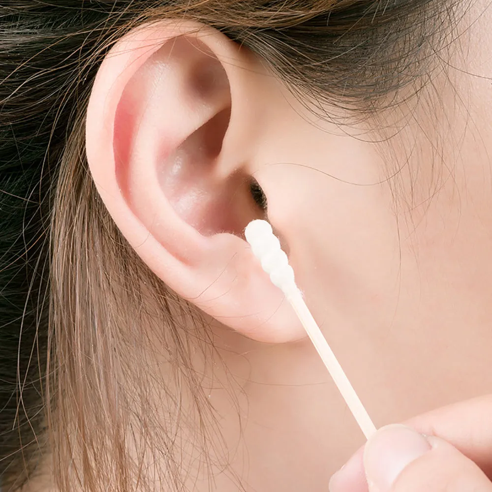 Chahua Premium Cotton Swabs - 200 Pieces