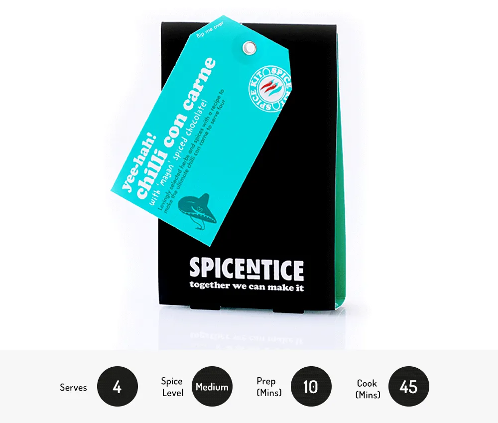 Chilli Con Carne with Mayan Chocolate Recipe Kit