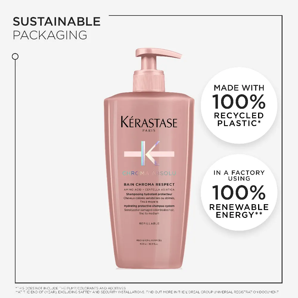Chroma Absolu Bain Chroma Respect Shampoo For Colour-Treated Hair 500ml