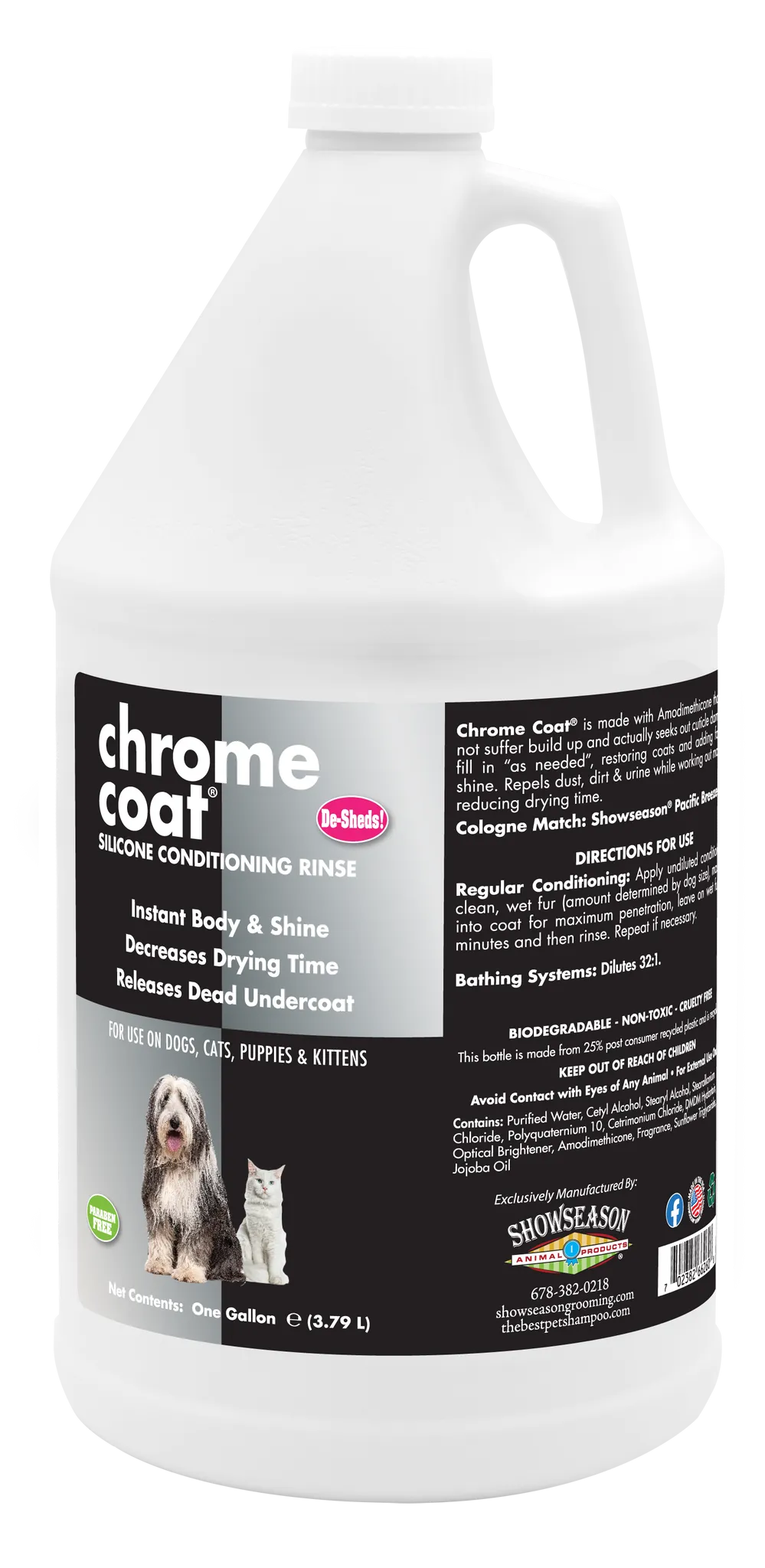 Chrome Coat Silicone Pet Conditioning Rinse