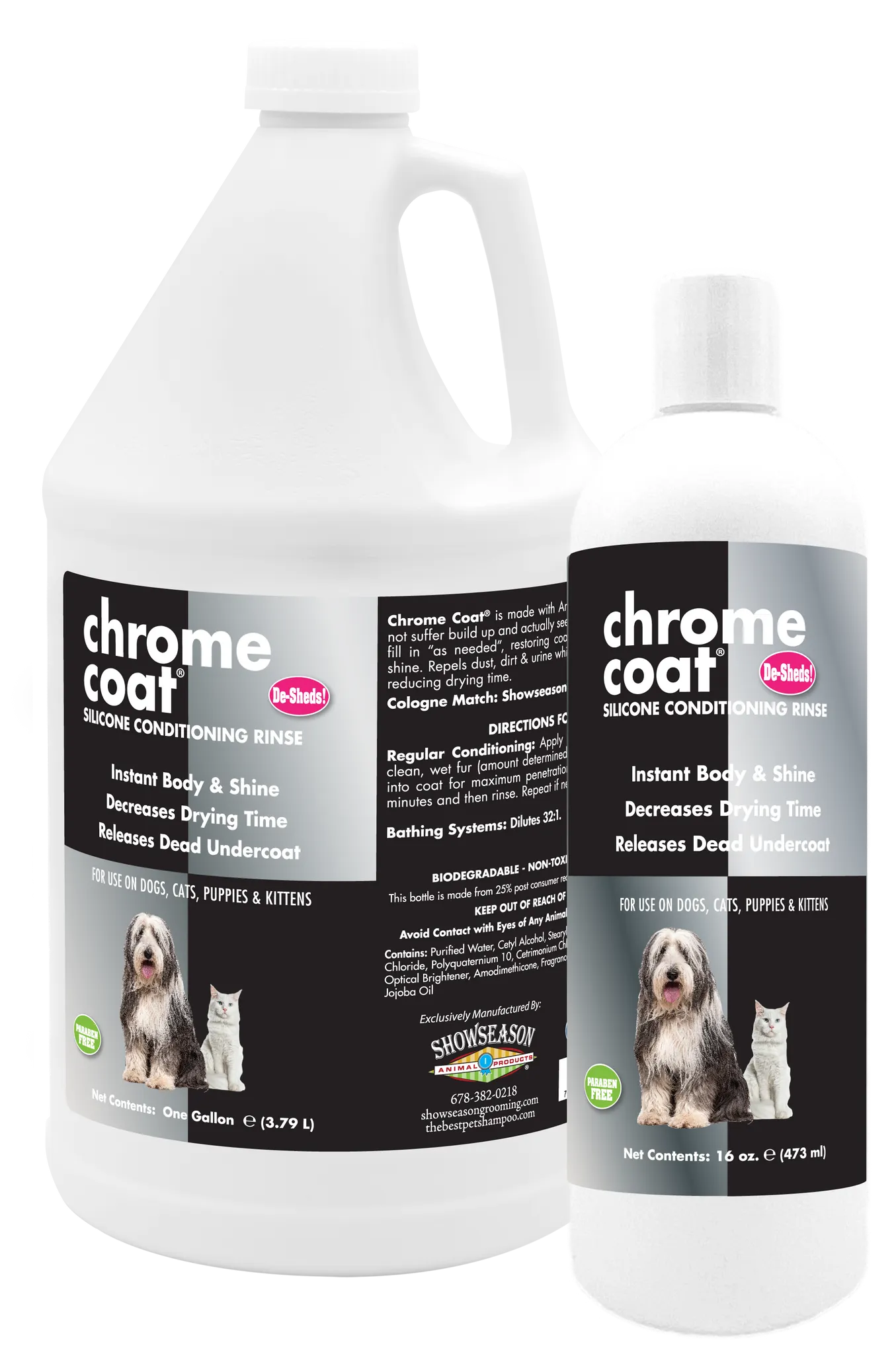 Chrome Coat Silicone Pet Conditioning Rinse