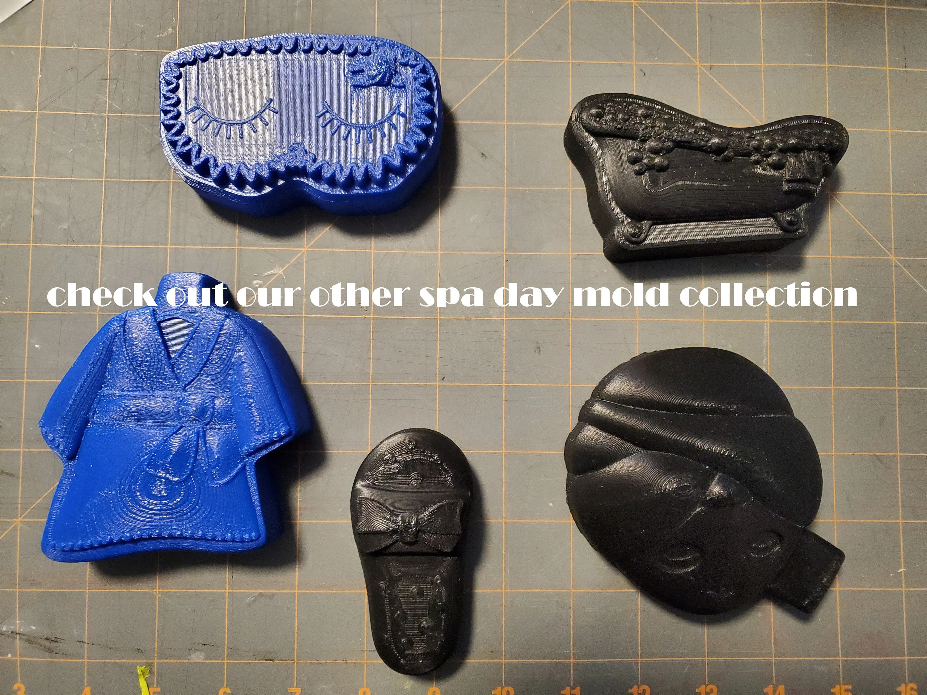 Claw Foot Tub Plastic Mold or Silicone mold, bath bomb mold, soap mold, spa mold, resin mold, bath tub mold, chocolate mold, bubble bath