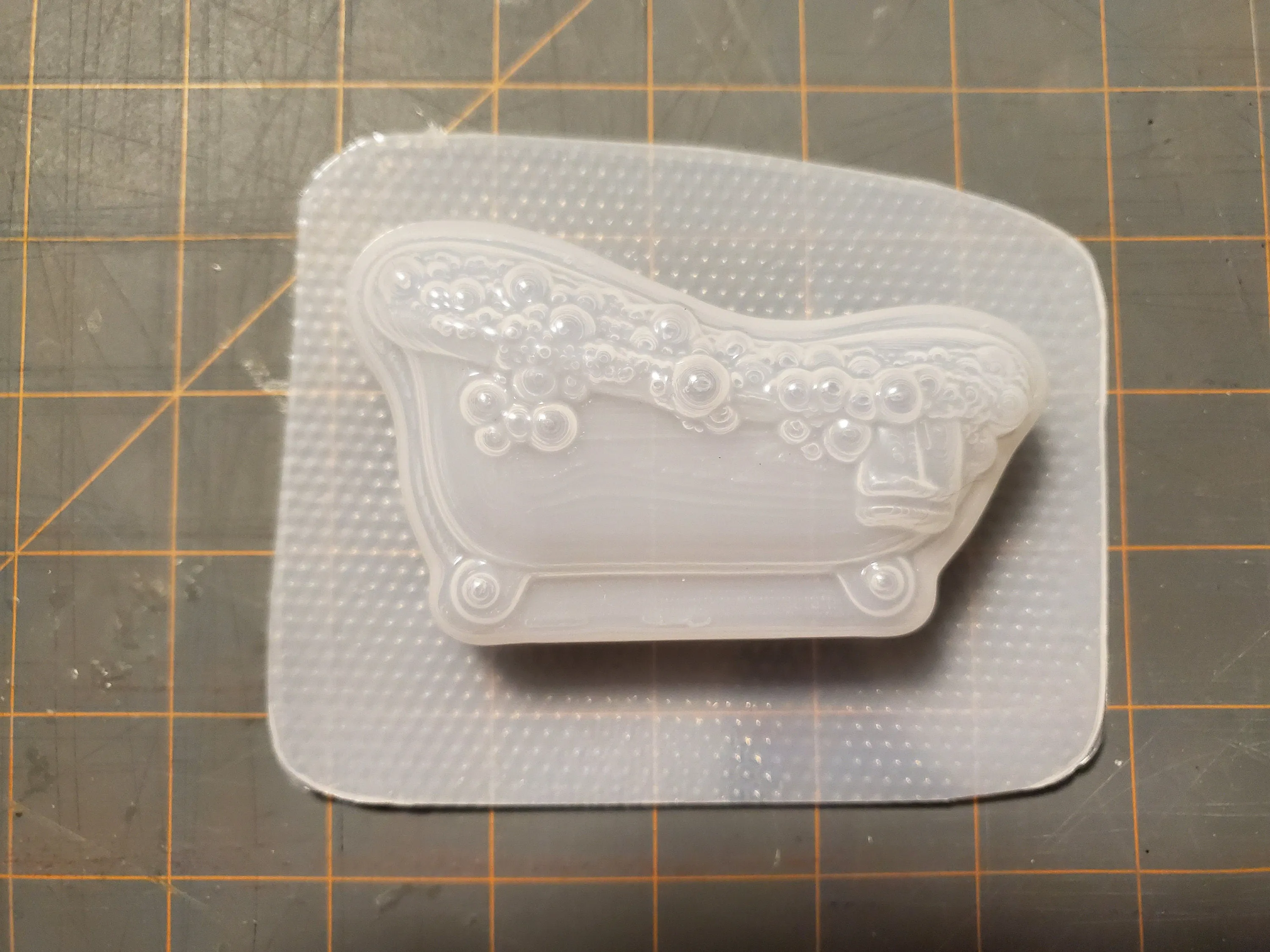 Claw Foot Tub Plastic Mold or Silicone mold, bath bomb mold, soap mold, spa mold, resin mold, bath tub mold, chocolate mold, bubble bath