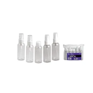Clear Travel Bottle Set, 2 oz