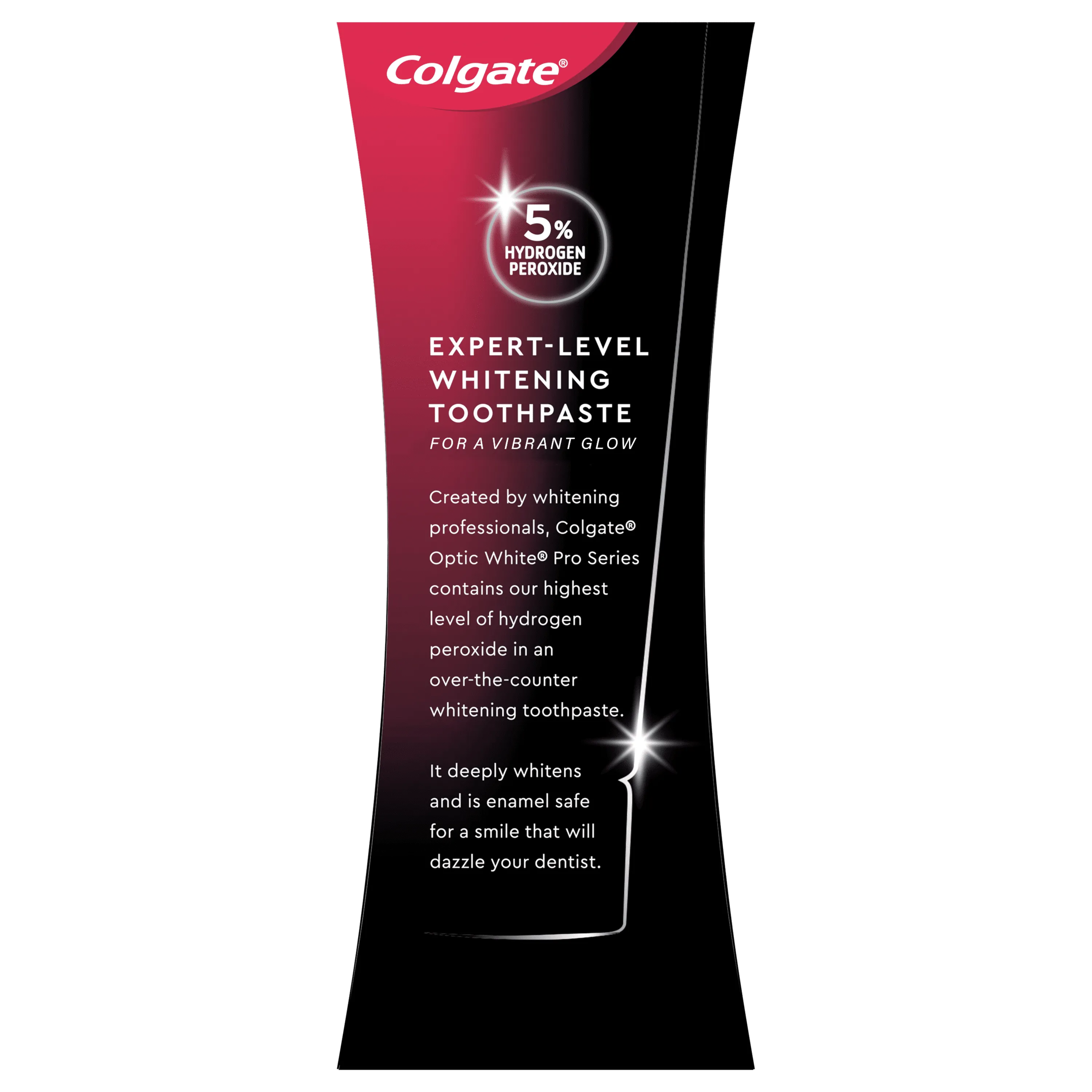 Colgate Optic White Pro Series Whitening Toothpaste, 5% Hydrogen Peroxide, Stain Prevention, 3 oz