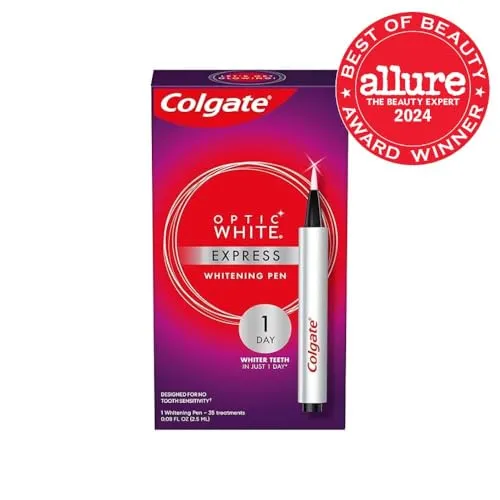 Colgate Optic White Teeth Whitening Pen, 35 Treatments