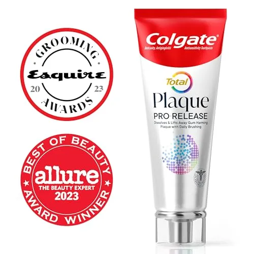 Colgate Total Plaque Pro Release Fresh Mint Toothpaste, 1 Pack, 3.0 Oz Tube