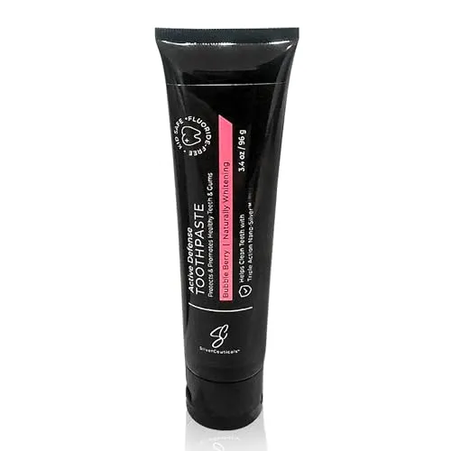 Colloidal Silver Toothpaste w/Coral Calcium & Xylitol - Bubble Berry - Remineralize Tooth Enamel - SLS & Fluoride Free Cavity Protection - Gum Health - Bad Breathe - Gingivitis - Mild Flavor - 3.4oz