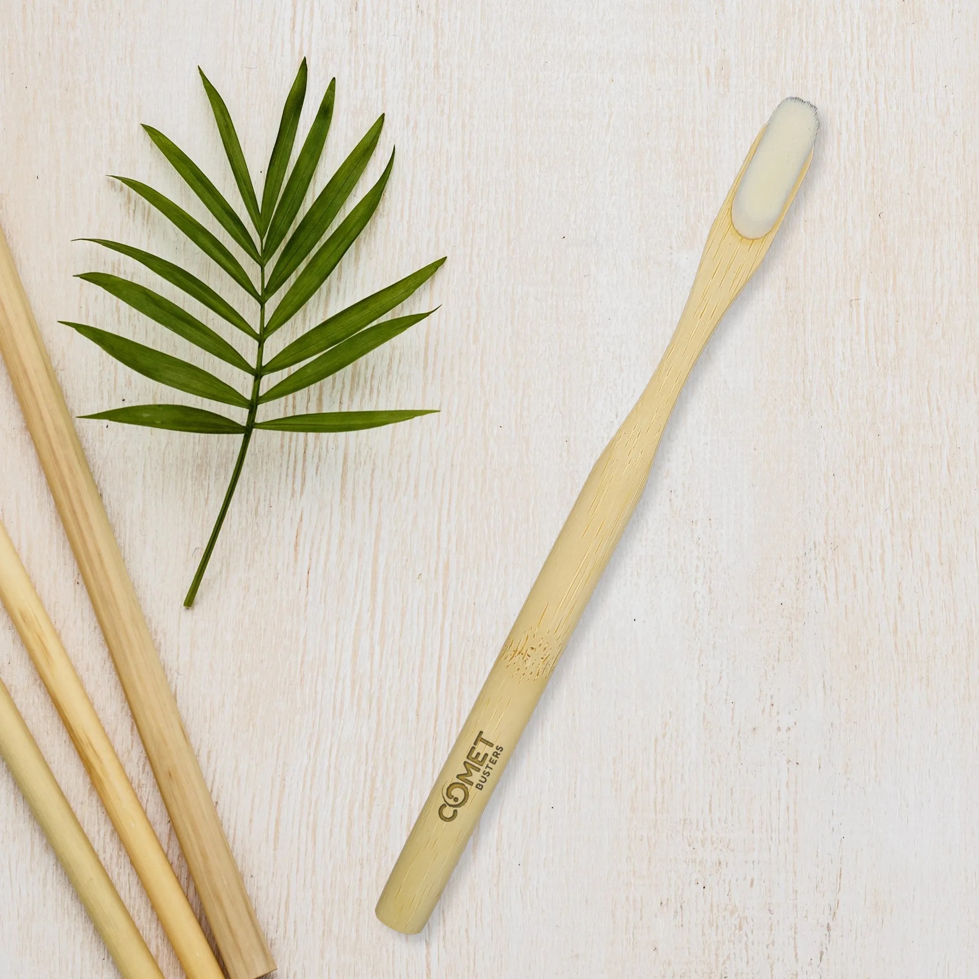 Comet Busters Eco Friendly Bamboo Wheatstraw/Cornstarch/BPC Toothbrush (HA180)
