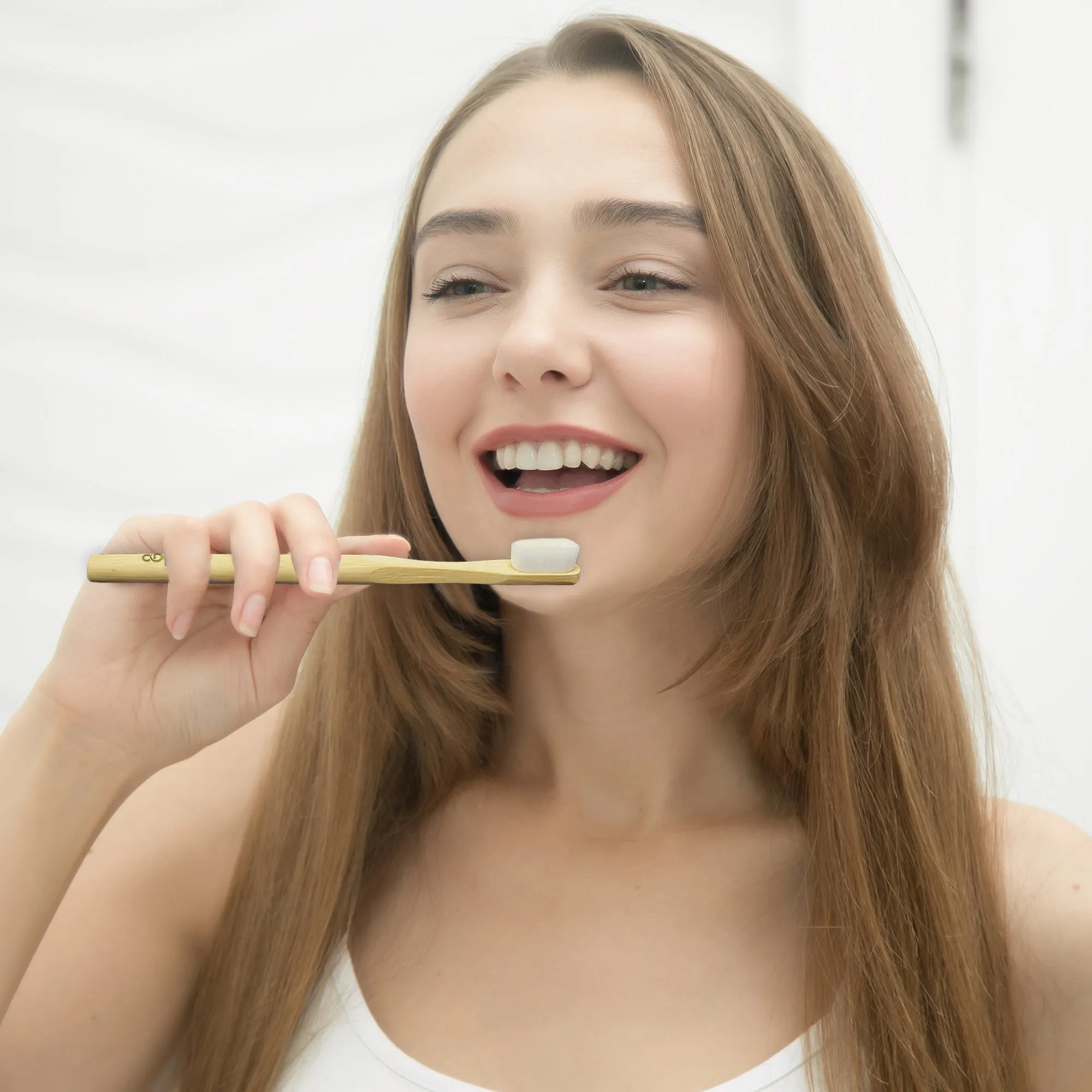 Comet Busters Eco Friendly Bamboo Wheatstraw/Cornstarch/BPC Toothbrush (HA180)