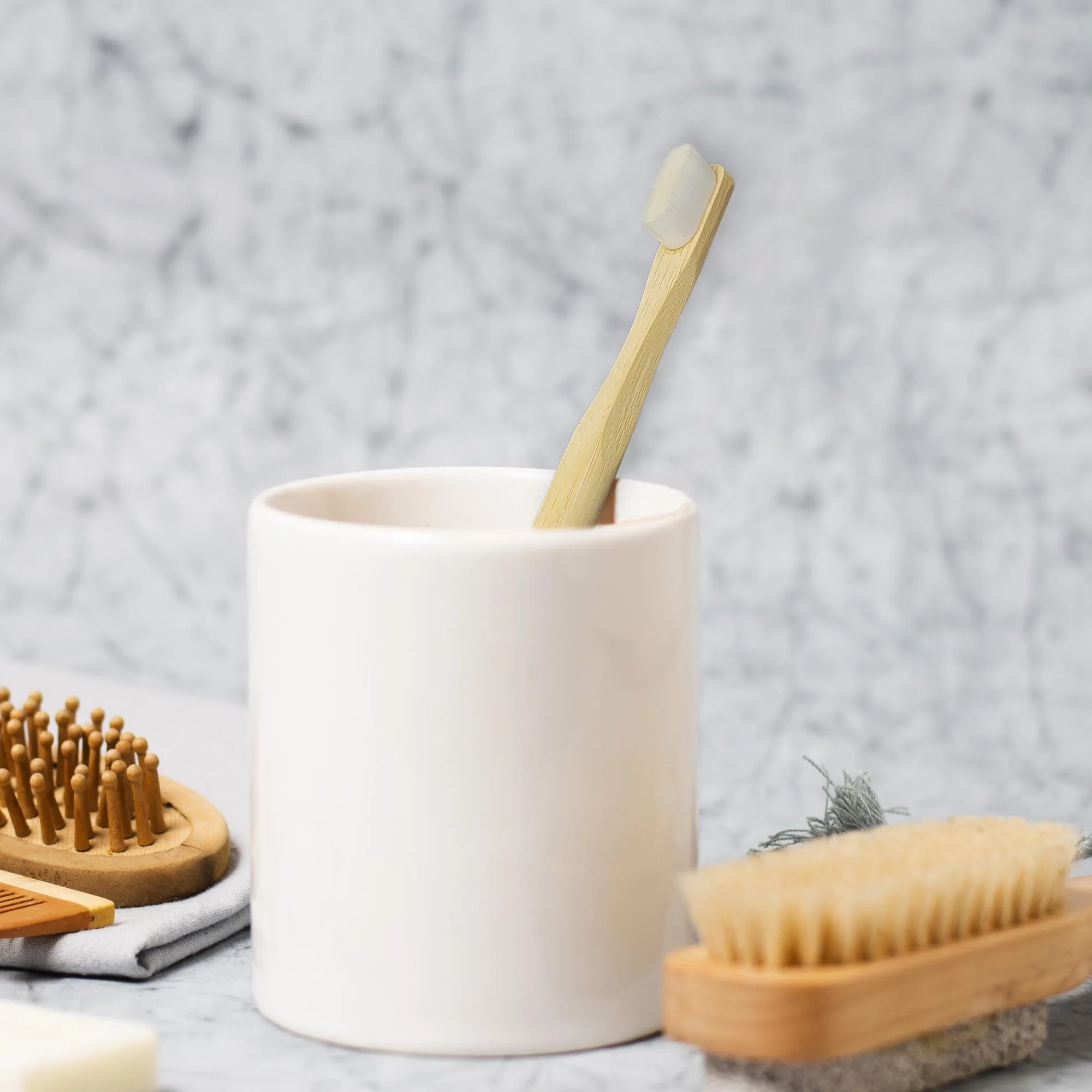 Comet Busters Eco Friendly Bamboo Wheatstraw/Cornstarch/BPC Toothbrush (HA180)