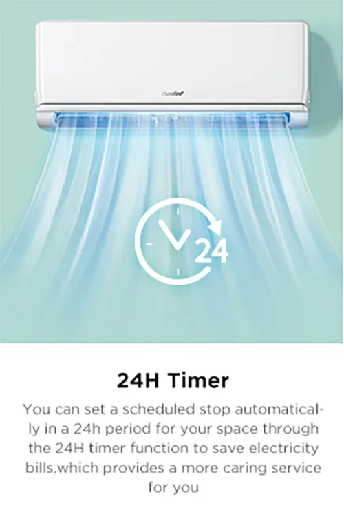 Comfee Air Conditioner Heating /Cooling Installation Fee Included Alpha Inverter Split AC 24H Timer 4-IN-1-K