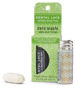 Compostable Silk Dental Floss - Chevron