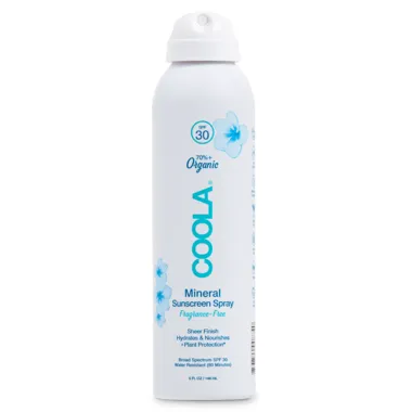 COOLA Organic Mineral Body Sunscreen Spray SPF30 - Fragrance Free
