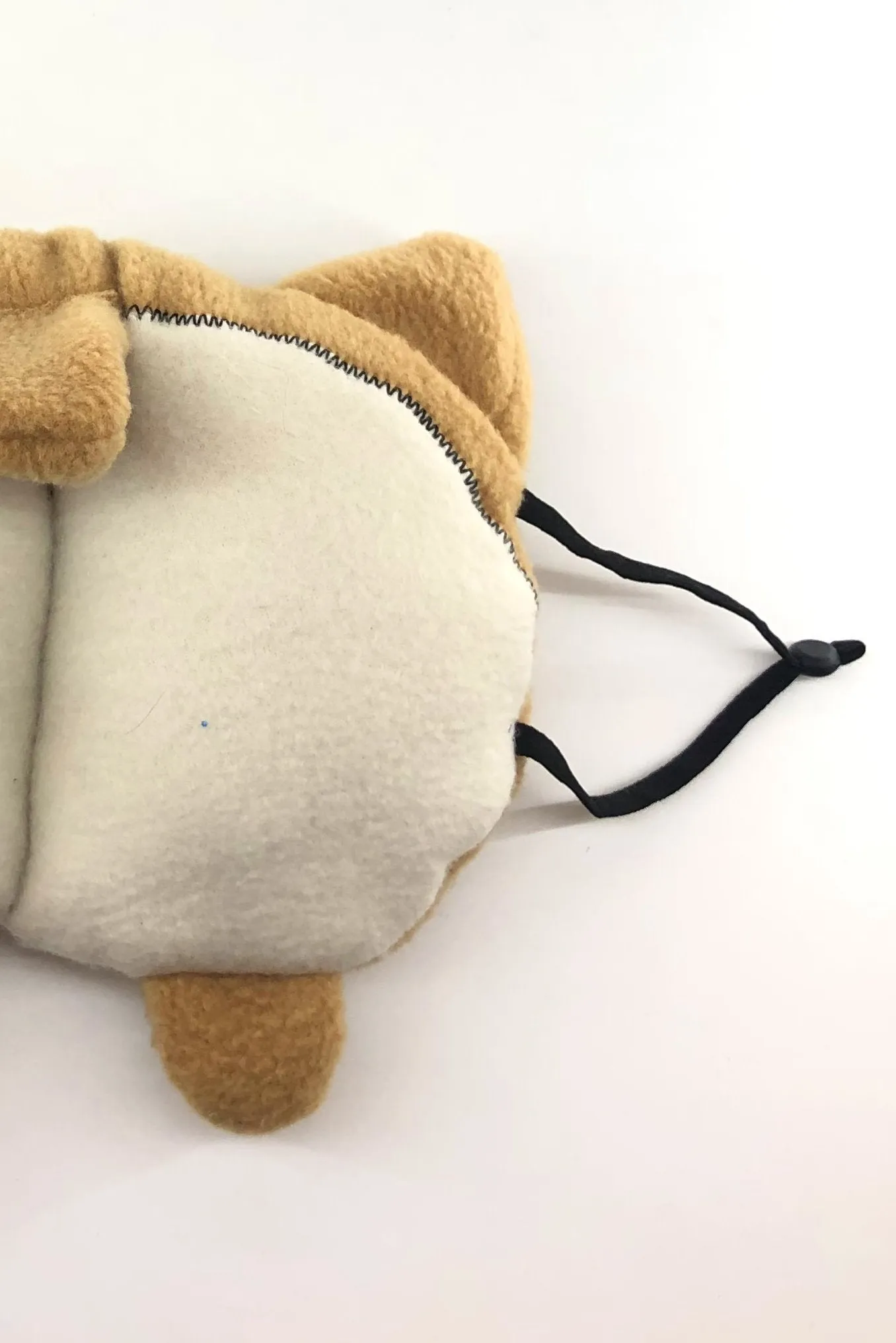 Corgi Butt Face Mask - Funny Face Masks - Novelty Masks