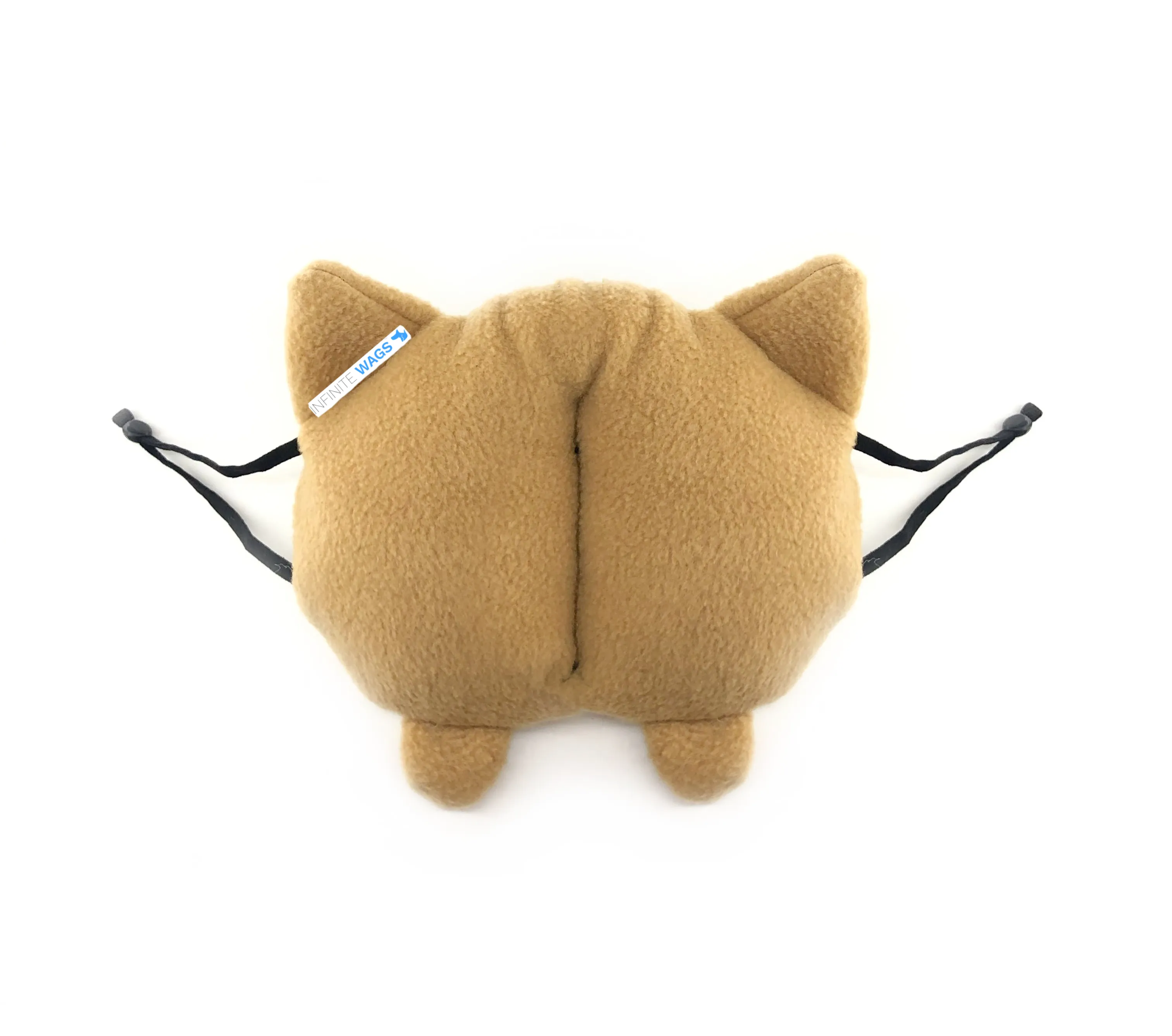 Corgi Butt Face Mask - Funny Face Masks - Novelty Masks