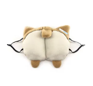 Corgi Butt Face Mask - Funny Face Masks - Novelty Masks