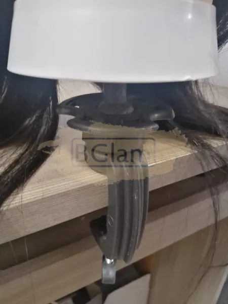Cosmetology Mannequin Head with 46cm Natural Hair with Clamp