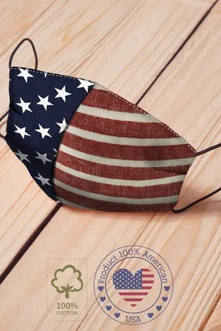 Cotton Printed Face Mask With Filter