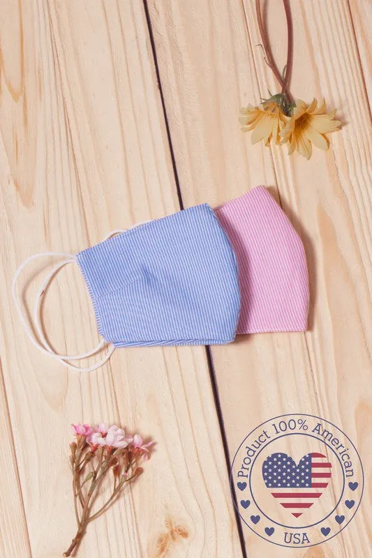Cotton Printed Face Mask With Filter