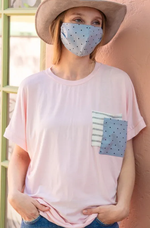 Cotton Printed Face Mask With Filter