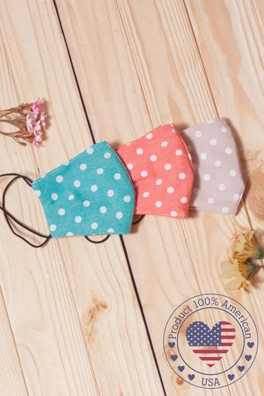 Cotton Printed Face Mask With Filter