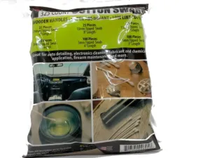 Cotton Swabs 325pk. Assorted Sizes Super Absorbent