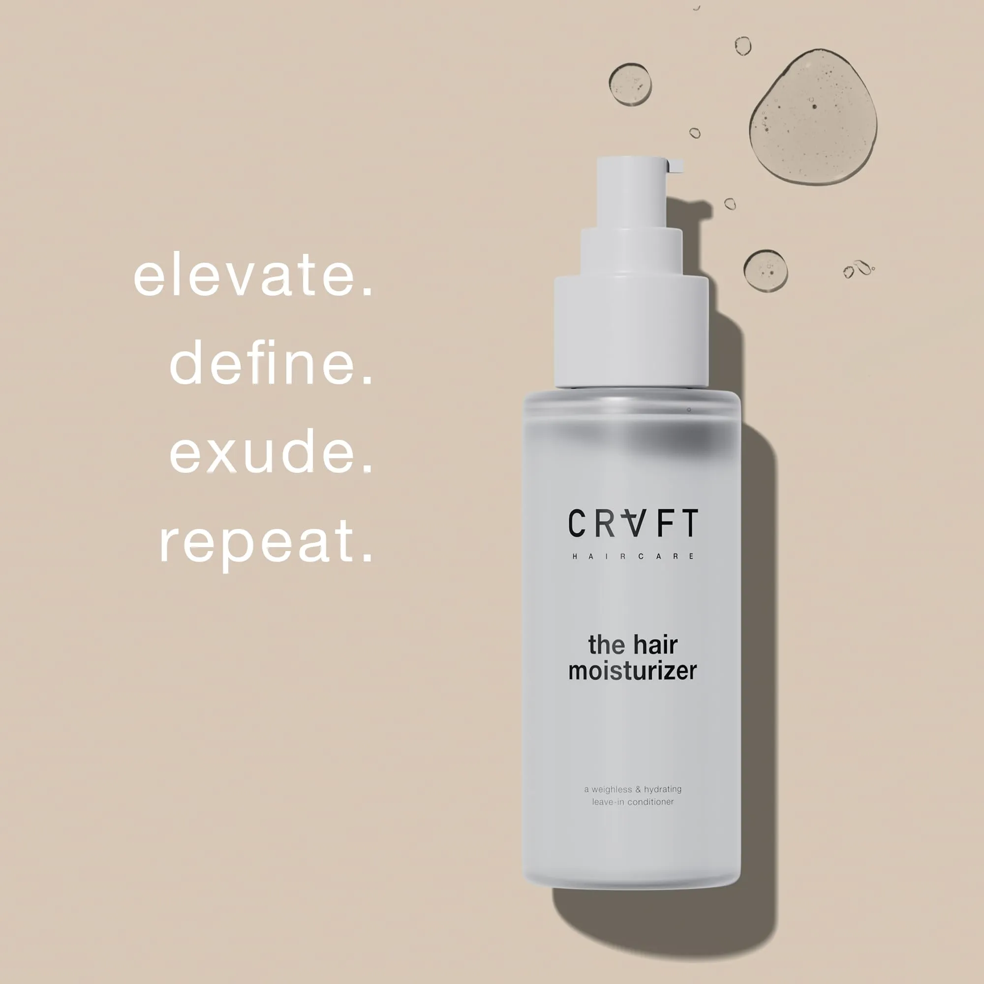 CRVFT Daily Hair Moisturizer for Women [OIL] | Women's Hair Serum | For Dry and Damaged Hair | Anti Frizz Argan Oil Hair Serum Scented [3.38oz]