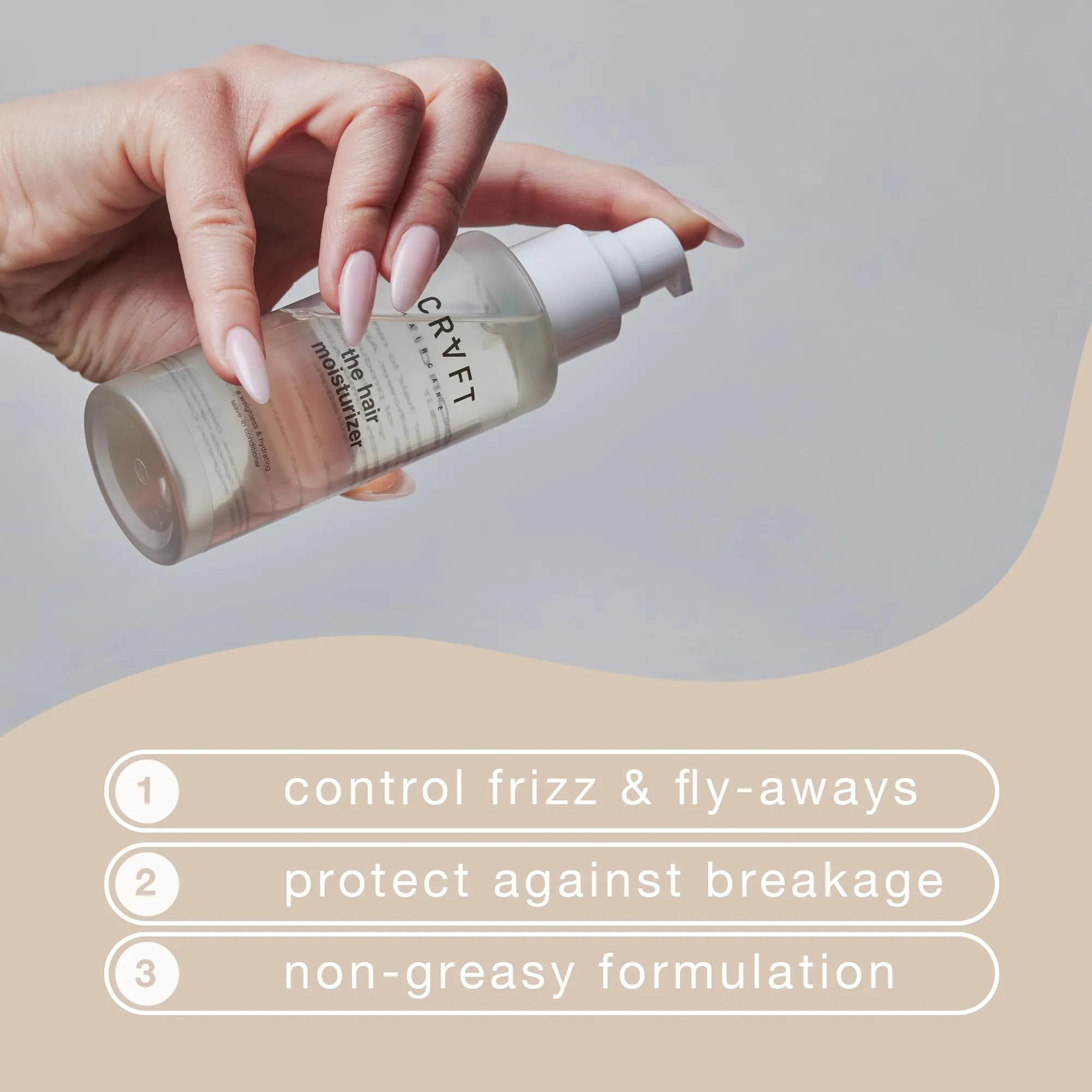 CRVFT Daily Hair Moisturizer for Women [OIL] | Women's Hair Serum | For Dry and Damaged Hair | Anti Frizz Argan Oil Hair Serum Scented [3.38oz]