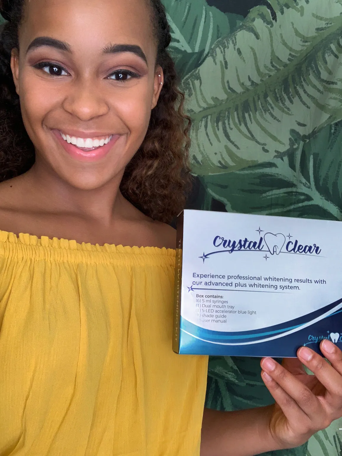 Crystal Clear Teeth Whitening At-Home Teeth Whitening All-in-One Kit