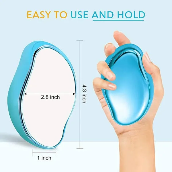 Crystal Magic Epilator for Smooth Skin Painless Hair Removal Stone and Eraser