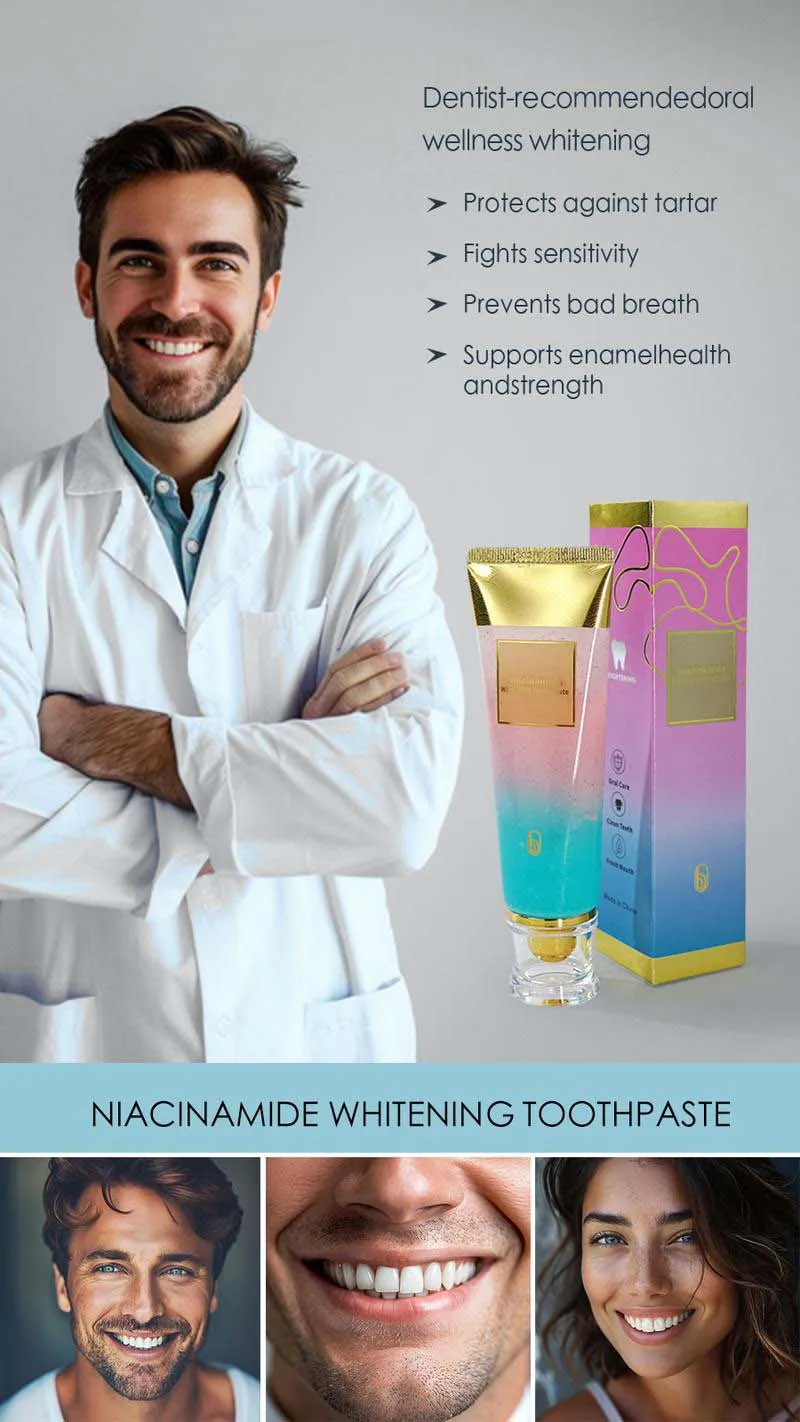 Crystaloxy™️Niacinamide Triple Whitening Toothpaste (Pack Of 2)