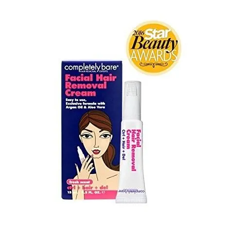 ctrl hair DEL Facial Hair Removal Cream 0.50 oz By Completely Bare