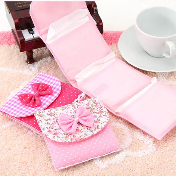 Cute Sanitary Napkin Bags - Sanitary Towel Storage Pouch (Random Color)