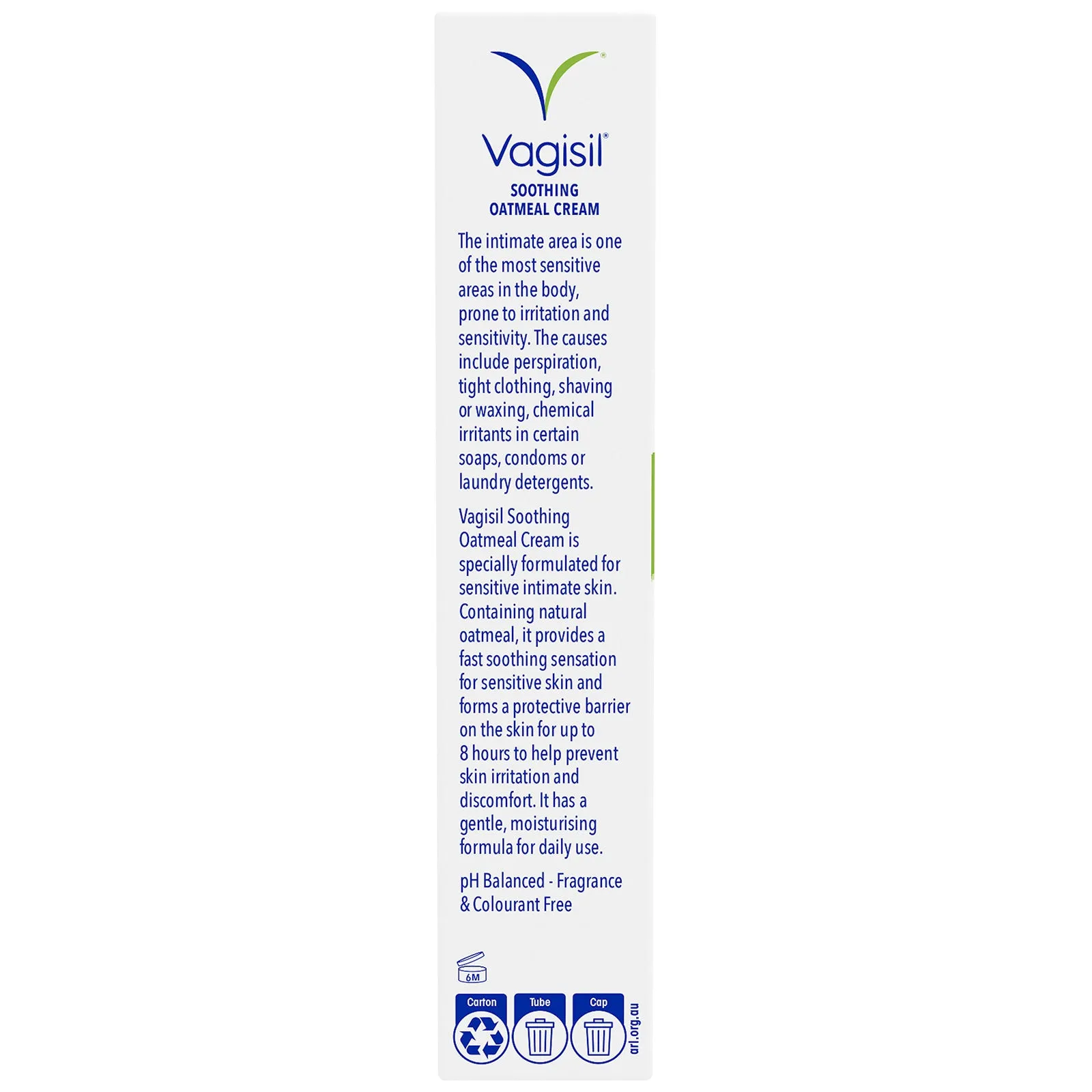 Daily Non Medicated Soothing Oatmeal Crème 30g