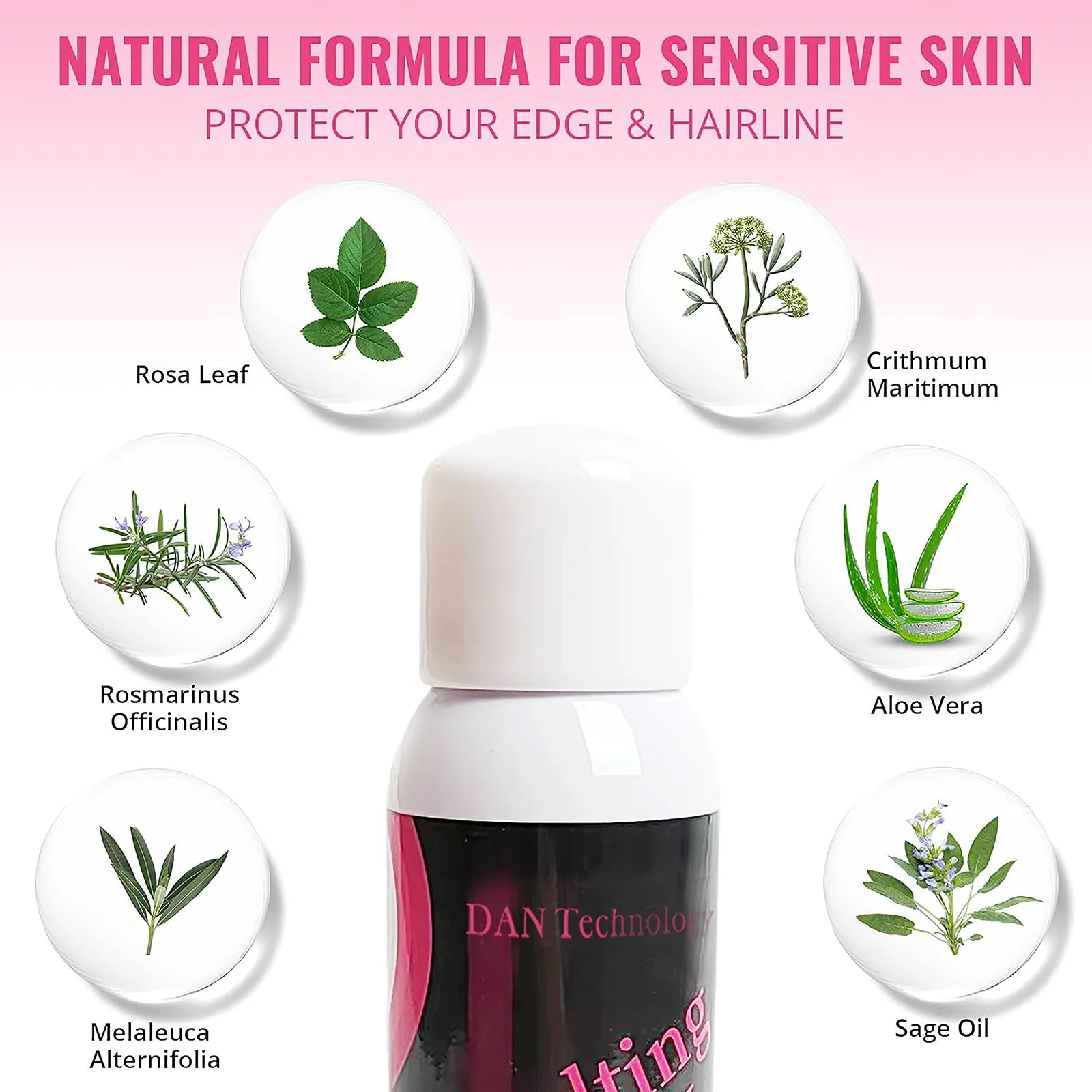 DAN Technology Hair Styling Spray,Lace Melting Spray for Wig, Bond Adhesive Wig Glue Spray, wigs Glue Spray,