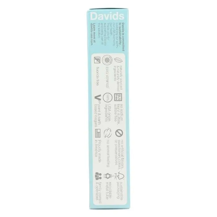Davids - Spearmint Premium Natural Toothpaste, 5.25oz
