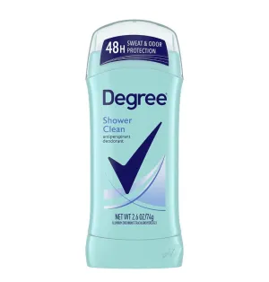 Degree Original Antiperspirant Deodorant Shower Clean 48H Odor Protection for Women, 2.6 oz